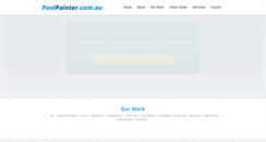 Desktop Screenshot of poolpainter.com.au