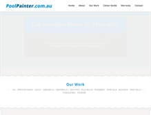 Tablet Screenshot of poolpainter.com.au